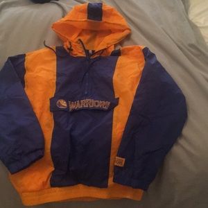 Golden state warriors water resistant jacket
